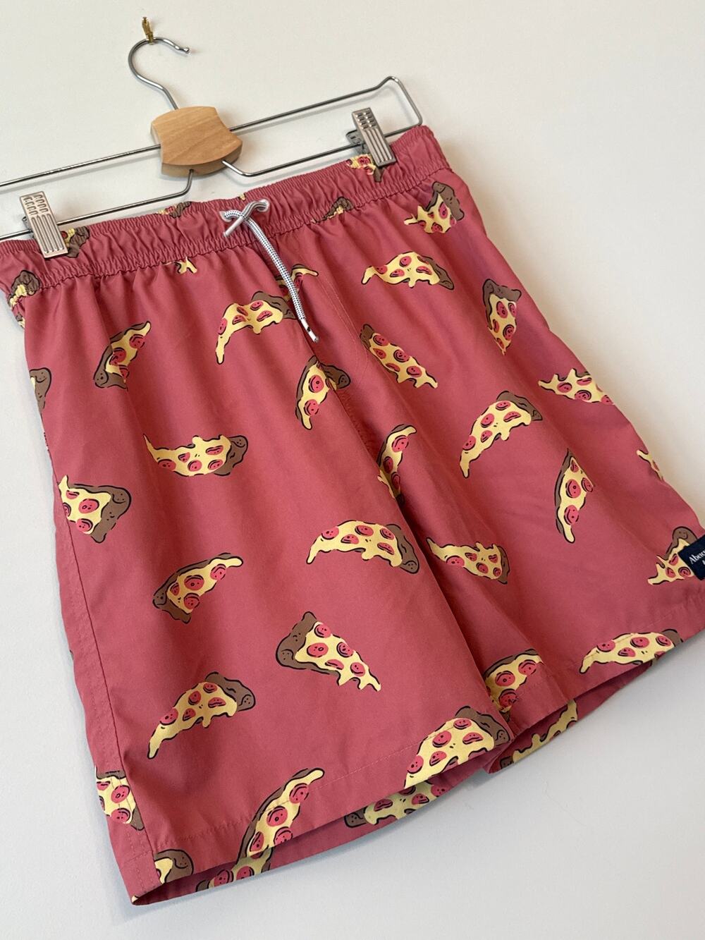 Abercrombie Kids Pizza Print Swim Trunks Size 13/14